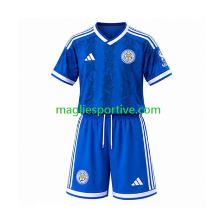Completo Calcio Leicester City Bambino Divisa Prima 2026-2027 Completo Calcio Leicester City Bambino Divisa Prima 2026-2027